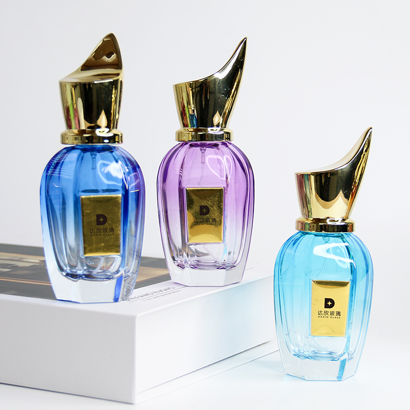 50ml glass perfume spray screw neck bottle
