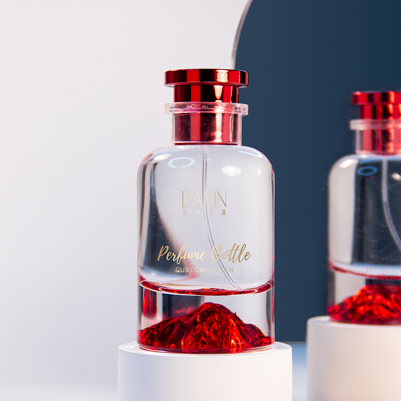 red perfume glass bottle (4)