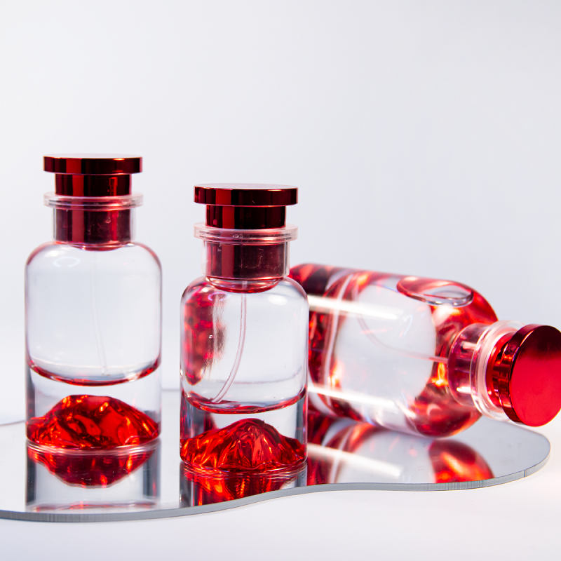 red perfume glass bottle (5)